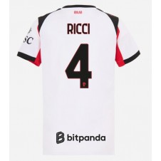 AC Milan Samuele Ricci #4 Bortatröja Dam 2025-26 Korta ärmar
